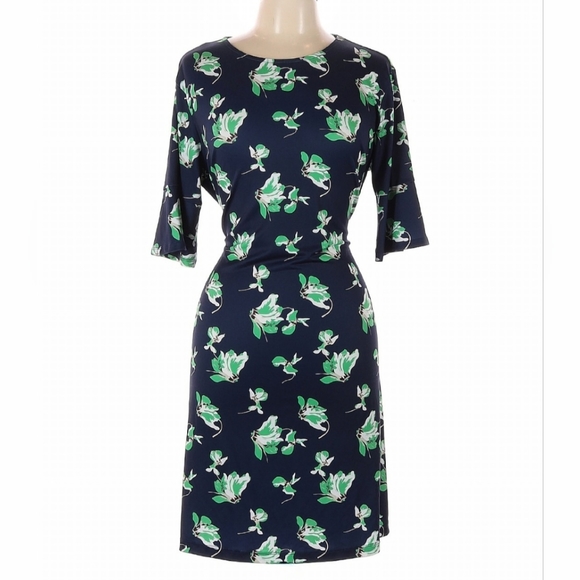 Charlie Paige Dresses & Skirts - Charlie Paige Navy & Green Dress, L